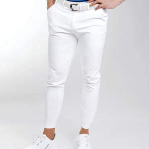 Custom Logo 90% <b>Nylon</b> 10% Spandex Four Way Stretch Slim Fit Sports Golf Zipper <b>Pants</b> Men's <b>Pants</b> & Trousers - Product Image 3