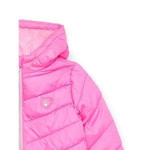 Veste d'hiver chaude pour filles Fournisseur de manteaux bouffants à capuche légers - Product Image 2