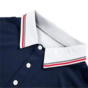 Polo informal de alta calidad para hombre, logotipo personalizado, bordado, patrón sólido, tejido de punto, calidad de sublimación - Product Image 3