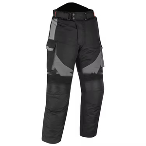 Pantalon de moto unisexe décontracté en polyester coupe-vent respirant avec protections CE, léger, taille mi-haute, teint uni, découpe automatisée - Product Image 6