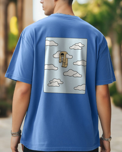 เสื้อยืดผู้ชายทรงโอเวอร์ไซส์ คอโอ แขนเสื้อแบบดรอปโชว์เดอร์ ผ้าคอตตอน 100% หนัก 240 GSM ผลิตโดย OEM สไตล์ลำลอง ผ้าเจอร์ซีย์เดี่ยว สำหรับฤดูร้อน - Product Image 5