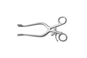 เครื่องมือถ่างไขสันหลังแบบยึดติดด้วยตัวเอง ยี่ห้อ Adson รุ่น Cerebellum ผลิตจากเหล็กกล้าไร้สนิมคุณภาพสูงเกรดเยอรมัน สำหรับการผ่าตัดกระดูกและข้อ - Product Image 4