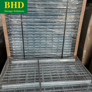 Factory Wholesale Prices CE Certified Zinc Steel <b>Wire</b> Mesh Decking for Teardrop Pallet <b>Rack</b> 2000-2500lbs Capacity Depth - Product Image 1