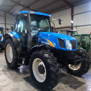 Fournisseur direct Vente en gros de tracteur original New Holland SNH904 d'occasion 4WD et de matériel agricole Tracteur 90HP avec cabine - Product Image 3