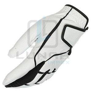 Gants de golf en cuir Cabretta de haute qualité adultes nouveau Style main gauche 3D Logo dragonne sans pression paume en cuir personnalisable - Product Image 3