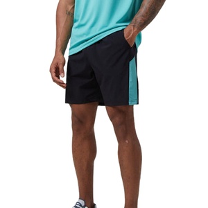 Customized Logo Design Printed T-Shirt Shorts <b>Set</b> Factory-Made Summer Wear for Men Solid Color Hip Hop Terry Cotton Material - Product Image 2