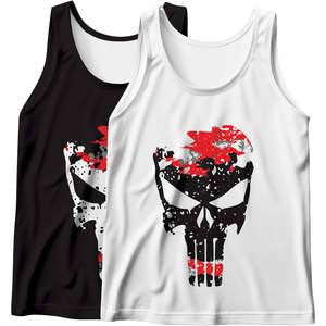 Camiseta sin Mangas Personalizada para Hombre, de Poliéster/Algodón, Transpirable, de Secado Rápido, Ecológica, Anti-Pilling, para Gimnasio y Entrenamiento, con Logotipo - Product Image 5