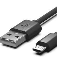 Cargador de Teléfono Micro USB V8 de Carga Rápida 2.4A, Cable de Sincronización de Datos 2.0 de 1m para Android, iOS, Compatible con Computadora, Auriculares, Banco de Energía Móvil
