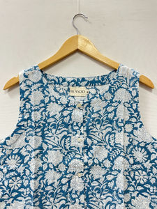 Blusa de Verano con Estampado Floral, Cuello en V y Botones Delanteros - Blusa de Algodón para Mujer - Product Image 5