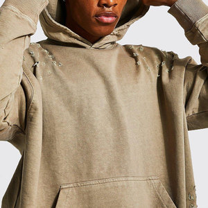 เสื้อมีฮู้ดใส่สบายเนื้อผ้าฝ้ายมี100% ปรับแต่งโลโก้ได้ตามต้องการแนวสตรีทได้รับความนิยมสูงสุด - Product Image 3