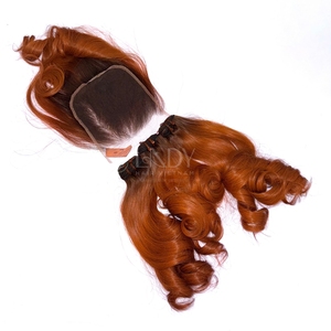 Plus haute qualité prix chaud rebondissant cheveux bruts Ombre couleur vietnamien Extensions de cheveux humains faisceaux ensemble fermeture 2025 - Product Image 5