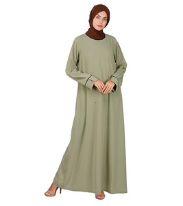 Meilleur prix dames abaya hijab vêtements traditionnels musulmans grande taille robe longue femmes musulmanes abaya hijab bas quantité minimale de commande - Product Image 1