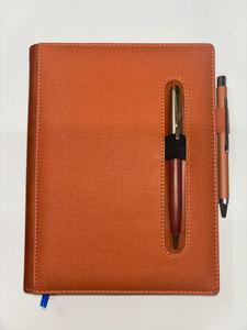 Organisateur de documents en cuir avec fermeture éclair, bloc-notes et poches - Product Image 3