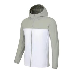 Veste matelassée à capuche pour homme, en toile, col montant, respirante, fermeture éclair, style manches régulières - Product Image 3