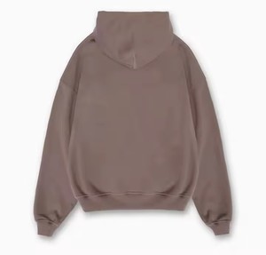 Sudadera Cómoda con Hombros Caídos, Uso Casual, Básica, 100% Algodón Felpa, Tejido Suave y Sostenible, Otoño, Hombre - Product Image 4