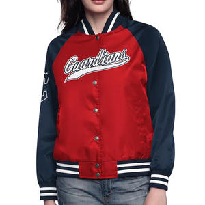 Chaqueta Bomber Vintage de alta calidad para mujer College Letterman Varsity bordado grueso invierno venta al por mayor suministro directo de fábrica - Product Image 3