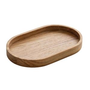 Plateau de service en bois, plat ovale en bois pour les collations, les desserts et la décoration, plat rustique artisanal pour la salle à manger et la cuisine - Product Image 1