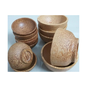 Cuenco de madera de coco hecho en Vietnam, cuencos de ensalada al por mayor, cuenco de cáscara de coco con el mejor precio 99GD - Product Image 1