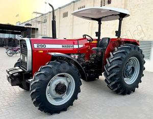 Tractor de Ruedas Massey Ferguson de 120 CV, Usado y Nuevo, con Tracción en 2 Ruedas y Transmisión de Engranajes, Modelos 290 y 375 con Caja de Cambios para Bomba de Motor - Product Image 4