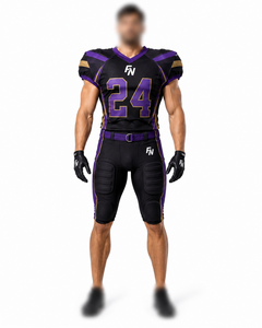 Maillot de football américain personnalisé pour homme, col en V, 100 % polyester, imprimé par transfert thermique, antibactérien, haute qualité, pour équipe USA - Product Image 3