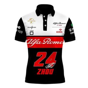 OEM Auto Hommes Pit Crew Polo Shirt Conception Personnalisée Imprimé Racing Team Vêtements-Vente en Gros Moto & Auto Racing Wear - Product Image 2