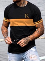 2025 venta al por mayor ropa de hombre Camiseta de gran tamaño de buena calidad 100% algodón Casual camisetas con estilo