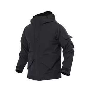 Veste d'hiver matelassée à capuche en toile pour homme de haute qualité, séchage rapide, respirante, pour les sports de plein air - Product Image 4