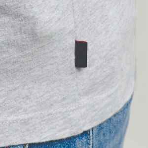 เสื้อยืดคอกลมผ้าคอตตอนสำหรับผู้หญิงเสื้อยืดแฟชั่นคอกลมผ้าคอตตอนแท้สำหรับทุกเพศ - Product Image 5