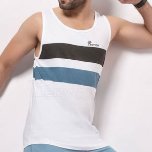 Venta al por mayor Color sólido Hombres Tank Top Ropa deportiva Personalizada Hombres Tank Top Fitness Hombres Tank Top - Product Image 2