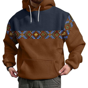 Sweat à capuche personnalisé 100% coton délavé au soleil pour hommes Premium surdimensionné 350GM 3D sérigraphie Vintage Plus Size sweat à capuche pour hommes - Product Image 6