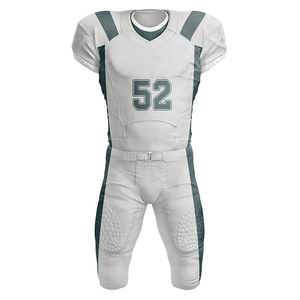 Ensemble de football américain en polyester 100% Vêtements de sport respirants à manches courtes Service OEM à prix raisonnable pour la conception uniforme - Product Image 5