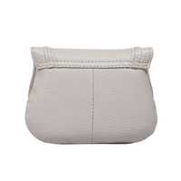 Portefeuille unisexe en cuir véritable grainé naturel, doux et somptueux, style bohème, avec fermeture éclair et pompon, exporté par Indian Saman