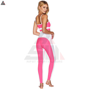 Conjunto de Yoga de Cintura Alta para Mujer, Talla Grande, Color Sólido, Personalizado, Ropa Deportiva para Gimnasio, Secado Rápido - Product Image 6