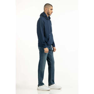 Sweat à capuche d'hiver pour homme avec étiquette personnalisée, bleu P, MN-POH-WS25-001, coupe classique, en molleton français, fermeture éclair, tailles XXS à 6XL - Product Image 3
