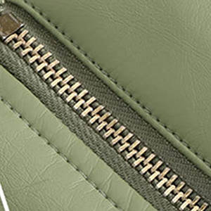 Nuevas chaquetas de cuero para mujer Color verde claro Otoño Casual PU Chaqueta Abrigos de cuero - Product Image 4