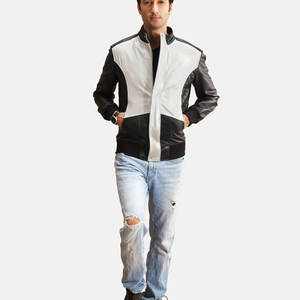 Chaqueta de Cuero para Hombre de Invierno, Ecológica, de Alta Calidad, con Cuello Alto, Diseño Personalizado, Manga Larga, Cierre de Cremallera, Logotipo Personalizado, Venta al Por Mayor - Product Image 6