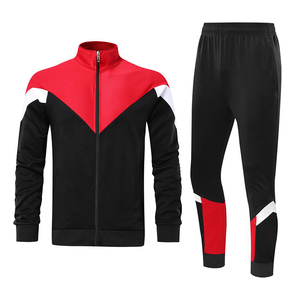 Ensemble de survêtement zippé à capuche 100 % coton pour homme, veste de jogging légère et pantalon, tenue de sport d'hiver respirante, grande taille, design 2 en 1 - Product Image 3