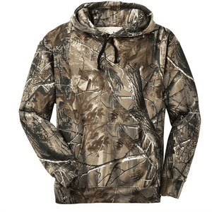 Sweat à capuche personnalisé pour hommes avec impression numérique véritable arbre de la jungle sweat-shirt surdimensionné en coton vierge de luxe pour hommes - Product Image 1