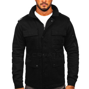Chaqueta de Tela Transpirable de Secado Rápido con Cuello Alto 100% Algodón de la Mejor Calidad para Hombre, Ropa de Invierno al por Mayor de Pakistán - Product Image 4