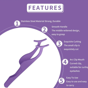 Pince à épiler en acier inoxydable Pinzette, applicateur de cils, volume de haute qualité - Product Image 5