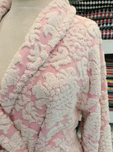 Turkish <b>Towel</b> Bathrobe Damask Design 100% Cotton Handloomed Absorbent, High Quality Small Large Medium X Large Robes - Product Image 3