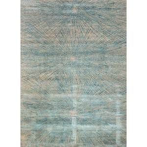 Uvenuti Abstract Pattern Beige & <b>Brown</b> Hand Knotted <b>Wool</b> & Bamboo Silk Rug for Home LRB-5005 - Product Image 1