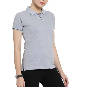Camiseta de Golf Casual de Punto Transpirable de Primera Calidad para Mujer con Logotipo Personalizado para Uso Comercial y Deportivo - Product Image 3