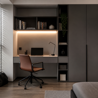 Ensemble de lit tatami intégré de luxe moderne et personnalisé, armoire, meubles modulaires de chambre à coucher, salle à manger, rangement, écologique, gain de place