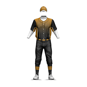 Uniformes de baseball et de softball personnalisés, maillots et pantalons pour équipes adultes - 100% polyester respirant, col rond, impression par sublimation - Product Image 3