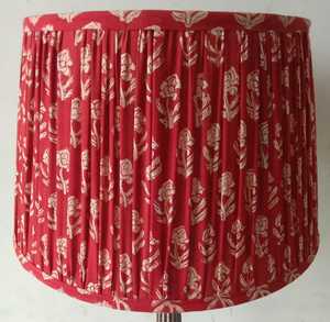 Abat-jour intérieur moderne nordique minimaliste en tissu impression plissée en PVC personnalisée E26/E27 pièces de rechange couvercle de lampe nordique - Product Image 2