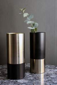 Multi Size Stainless Steel Cylindrical <b>Vases</b> <b>Set</b> With Mirror Finished For Home And Wedding Decor Use - Product Image 5