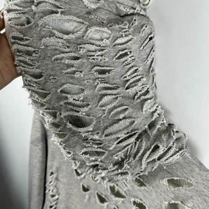 Best Quality Men's Distressed Hoodies 100% Cotton Basics Stylish New Design for Winter Season Solid <b>Pattern</b> Hooded Collar - Product Image 4