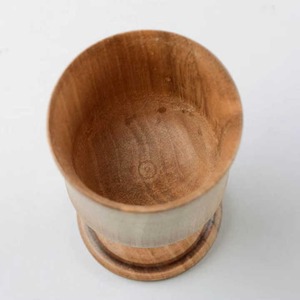 Verre à boire en bois élégant, tasse durable et abordable pour le café, le thé et la fête, verre en bois élégant fait à la main - Product Image 2
