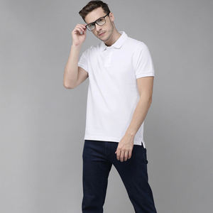 Camiseta de Hombre de Alta Calidad al por Mayor, de Algodón/Poliéster, Tejida, Lisa, con Bordado Personalizado, la Más Vendida, Económica 2025 - Product Image 5